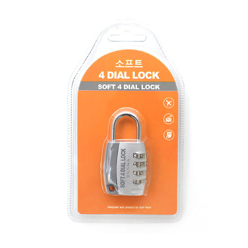 소프트 4다이얼 자물쇠 (4Dial Lock)